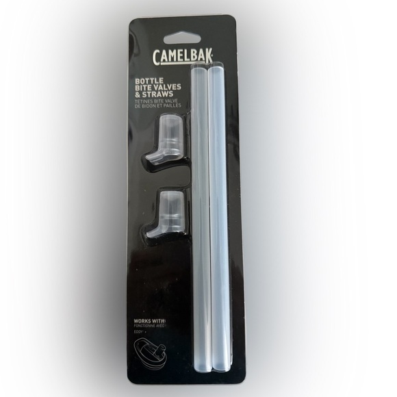 CamelBak Eddy+ Bottle Bite Valves & Straws – Clear (2-Pack) - Picture 1 of 6